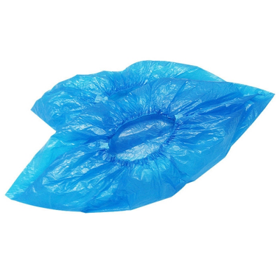 Бахилы (9 мкм, 2,6 г/пара) полиэтиленовые, 25 пар/упак, 5000 пар/коробка